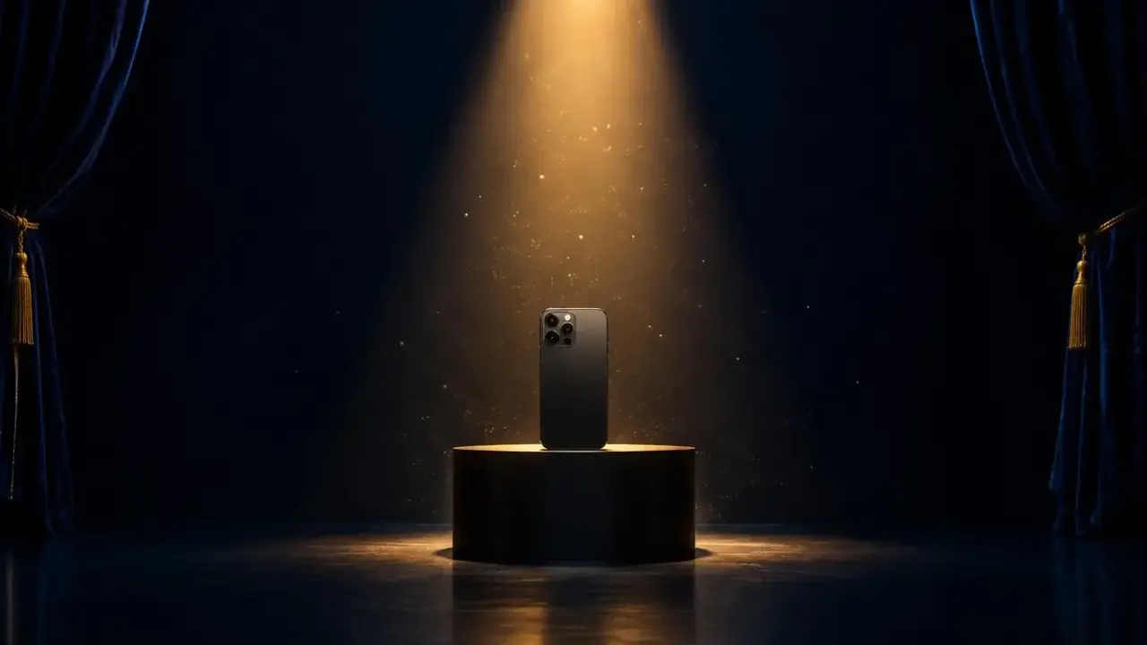 ai短剧 APP 舞台追光主题背景图