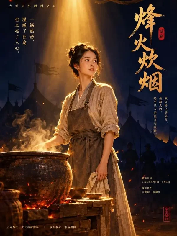 边关小厨娘：我靠做饭封了侯剧集封面，古装题材短剧
